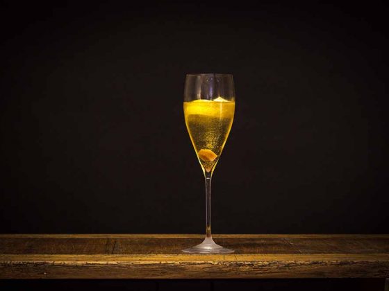 Ein Anblick erhabenen Minimalismus‘ – der Champagner Cocktail
