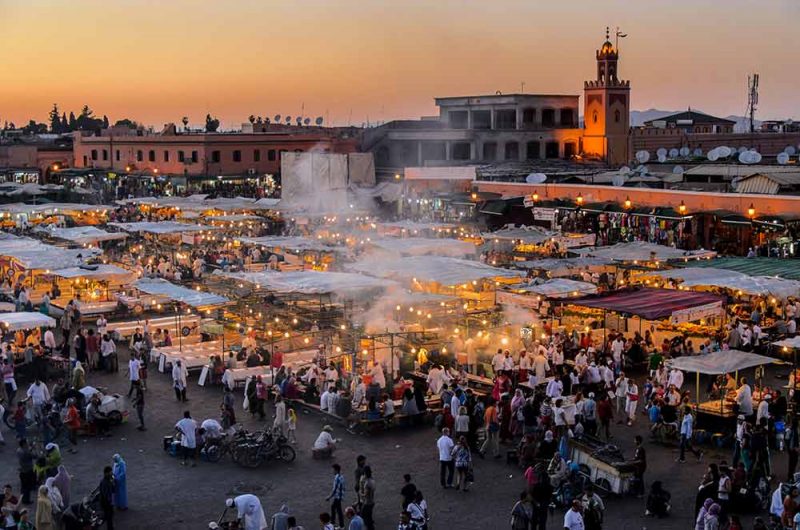 Der Markt von Marrakesh - Ein Ort der tausend Düfte.