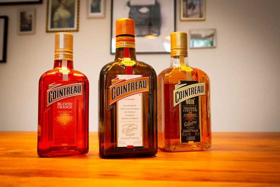 Cointreau hoch drei - Blutorange, der Klassiker und die Variante mit Cognac