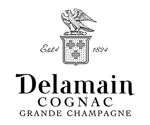 Das Logo der Maison Delamain verweist auf das Jahr der Wiedereröffnung 1824.