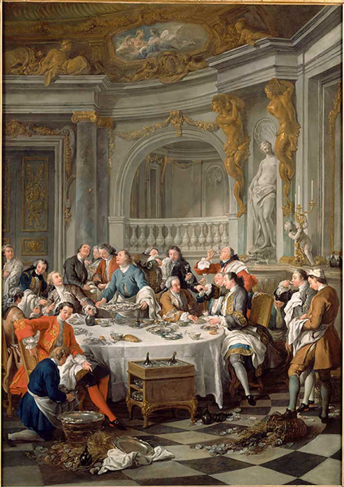 Le Déjeuner d'huîtres von Jean-François de Troy | Quelle: wikipedia.org